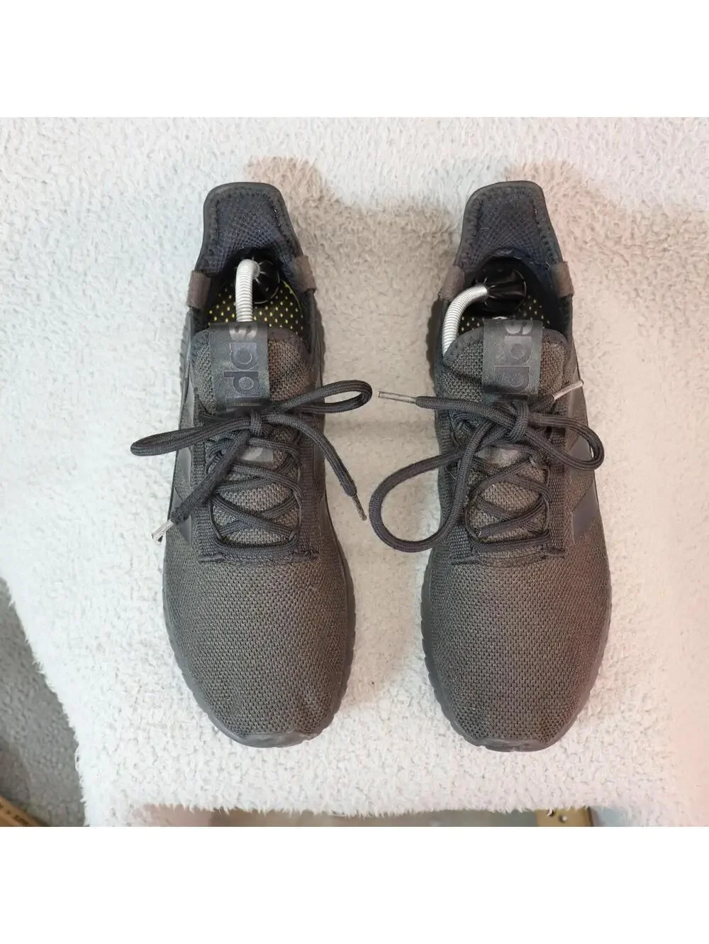 Adidas US 12 / UK 11.5 Black Athletic Shoes GUC h00279